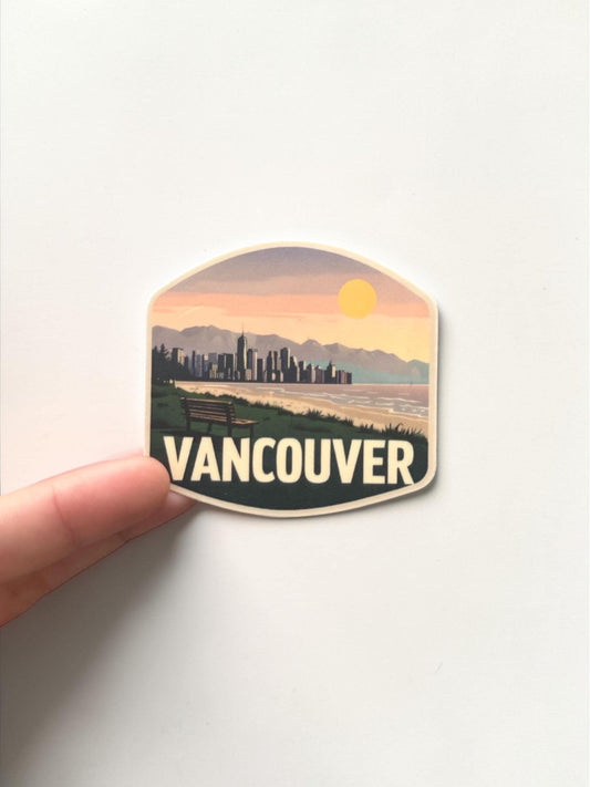 Vancouver Vinyl Sticker – Canada Waterproof Travel Souvenir