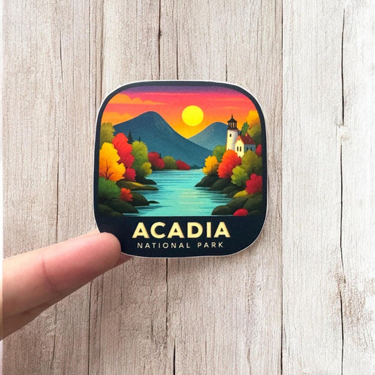 Acadia National Park Sticker – Maine Waterproof Vinyl Souvenir