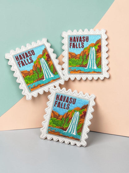Havasu Falls Travel Patch – Hiking Souvenir Iron On 2 X 2 Arizona Applique Gift