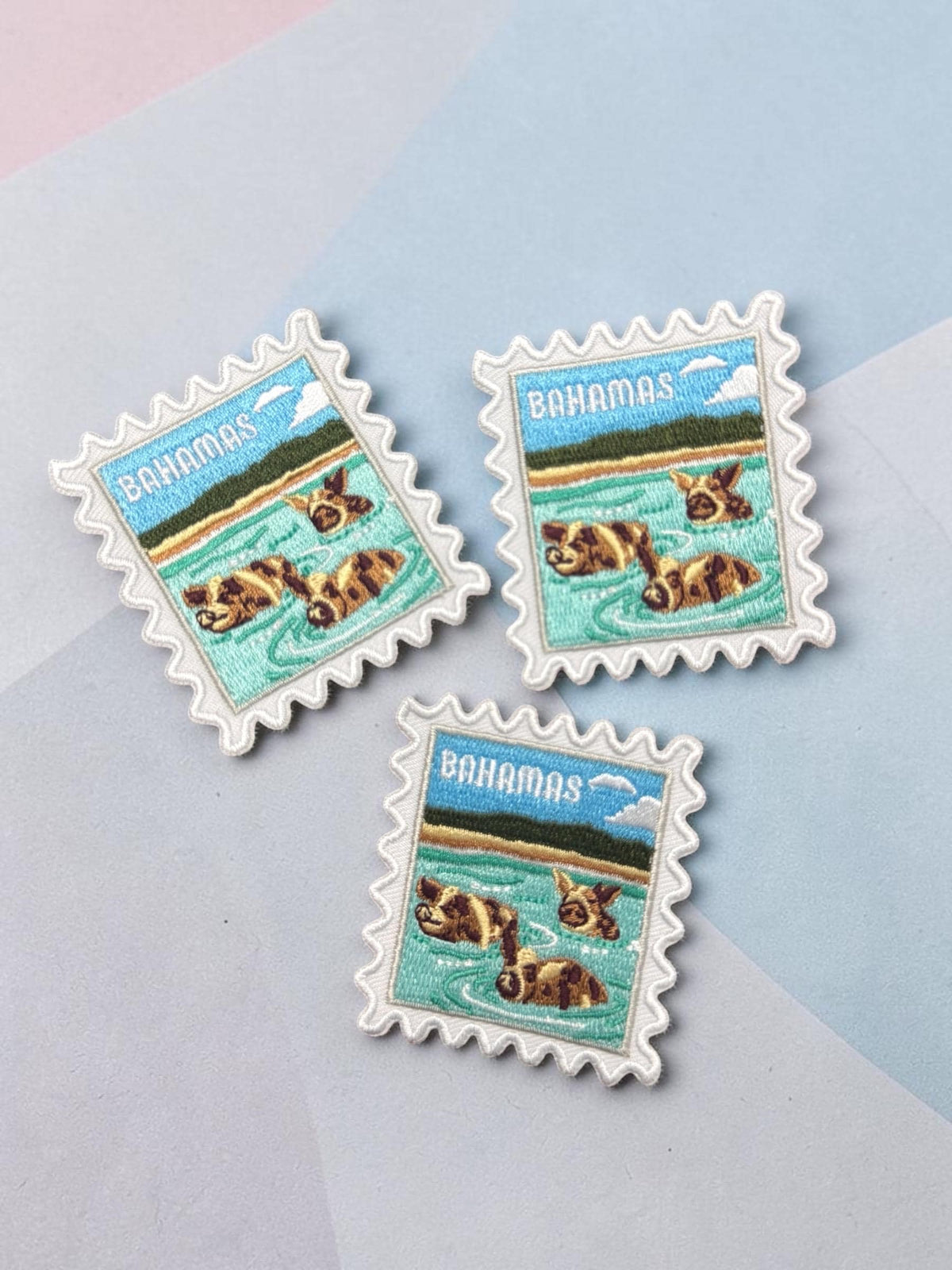 Bahamas Travel Patch – 2 X 2 Iron On Souvenir Pin Collector