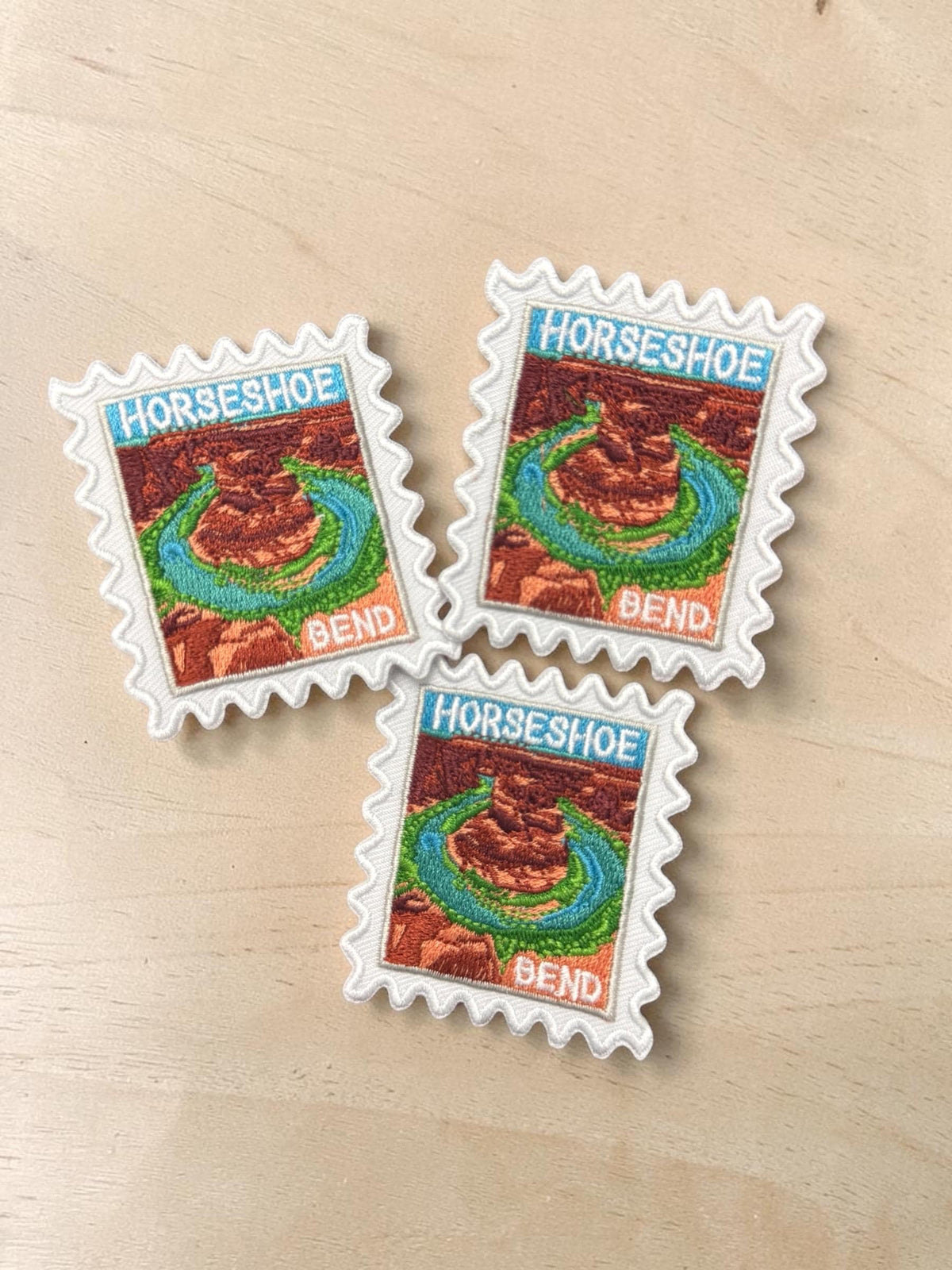Horsehoe Bend Travel Patch – 2 X 2 Iron On Souvenir National Park Pin Collector