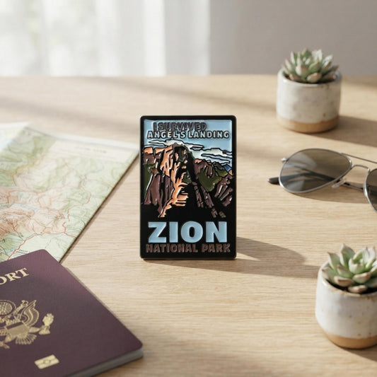 Zion National Park Pin – Angels Landing Hiking Souvenir