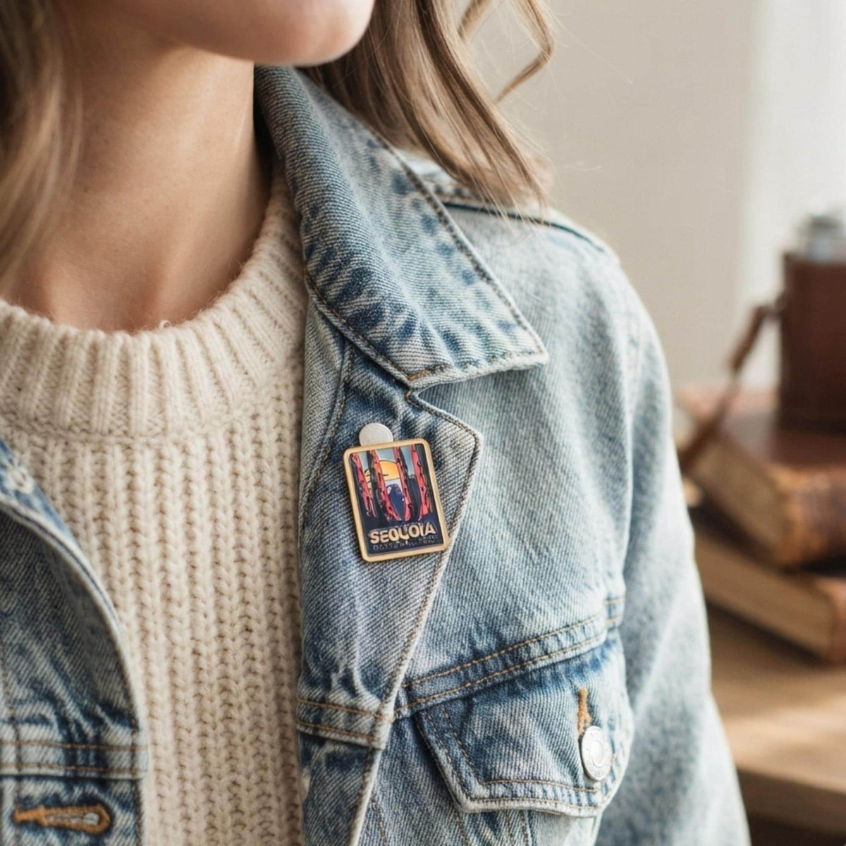 Sequoia National Park Pin – Enamel California Souvenir Patches