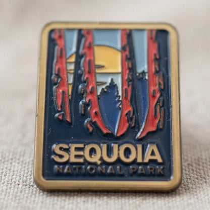 Sequoia National Park Pin – Enamel California Souvenir Patches