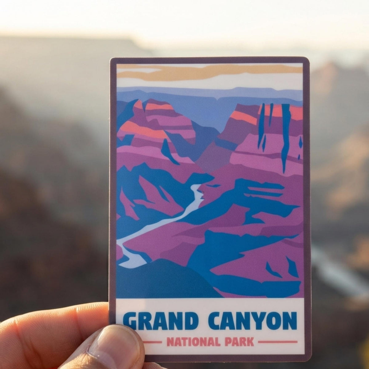 Grand Canyon National Park Vinyl Sticker – Waterproof Travel Souvenir