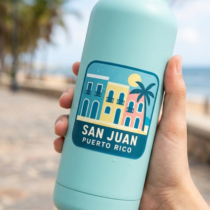 San Juan Puerto Rico Sticker – Waterproof Travel Souvenir (3")