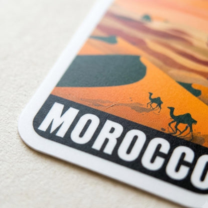 Travel Morocco Vinyl Sticker – Funny Africa Souvenir Waterproof Deco Stickers