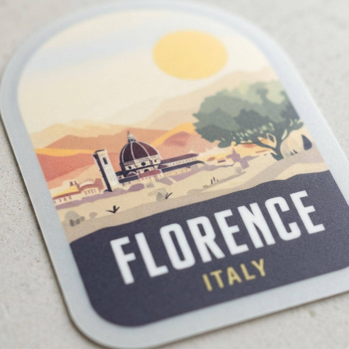 Florence Italy Sticker – Waterproof Vinyl Travel Souvenir