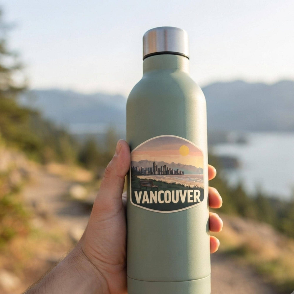 Vancouver Vinyl Sticker – Canada Waterproof Travel Souvenir