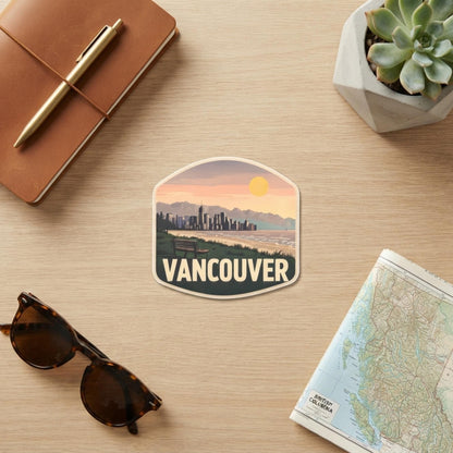 Vancouver Vinyl Sticker – Canada Waterproof Travel Souvenir