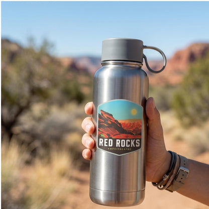 Red Rocks Amphitheatre Sticker – Waterproof Colorado Travel Souvenir
