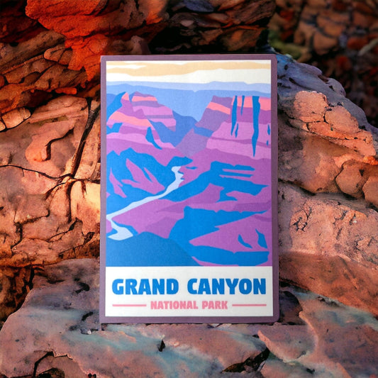 Grand Canyon National Park Vinyl Sticker – Waterproof Travel Souvenir