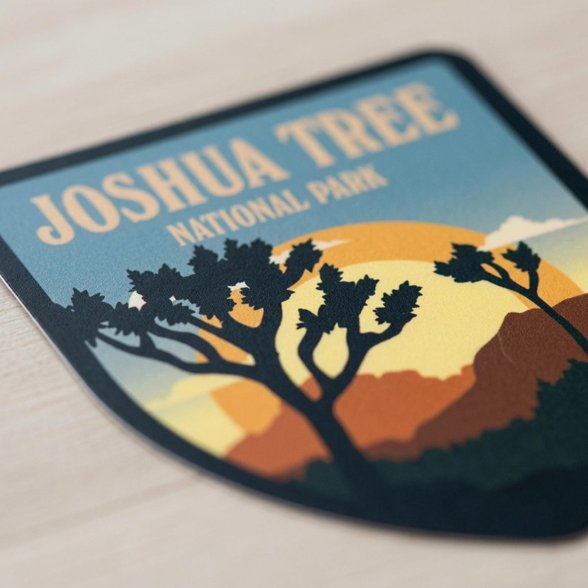 Joshua Tree National Park Vinyl Sticker – Waterproof Travel Souvenir