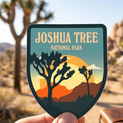 Joshua Tree National Park Vinyl Sticker – Waterproof Travel Souvenir