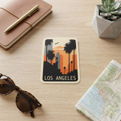 Los Angeles Sticker – California Travel Souvenir, Waterproof Vinyl