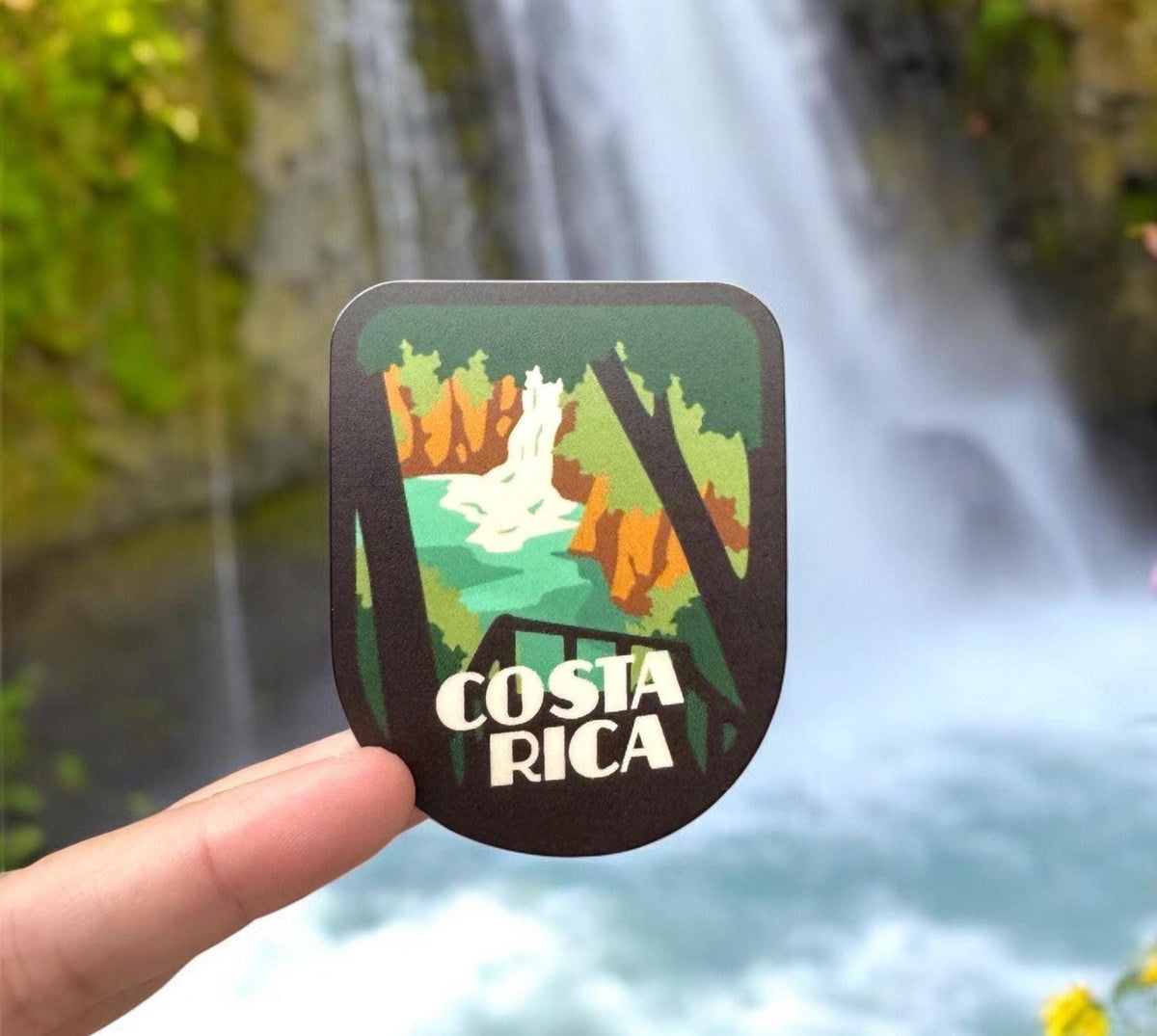 Costa Rica Travel Vinyl Sticker – Waterproof Souvenir Stickers Gift