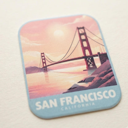 Travel San Francisco Vinyl Sticker – Funny Waterproof Souvenir California Gift