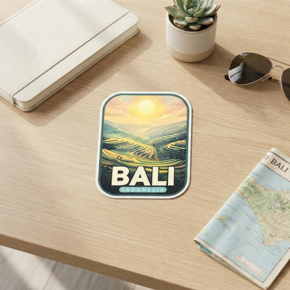 Bali Travel Vinyl Sticker – Indonesia Waterproof Souvenir Outdoor Gift