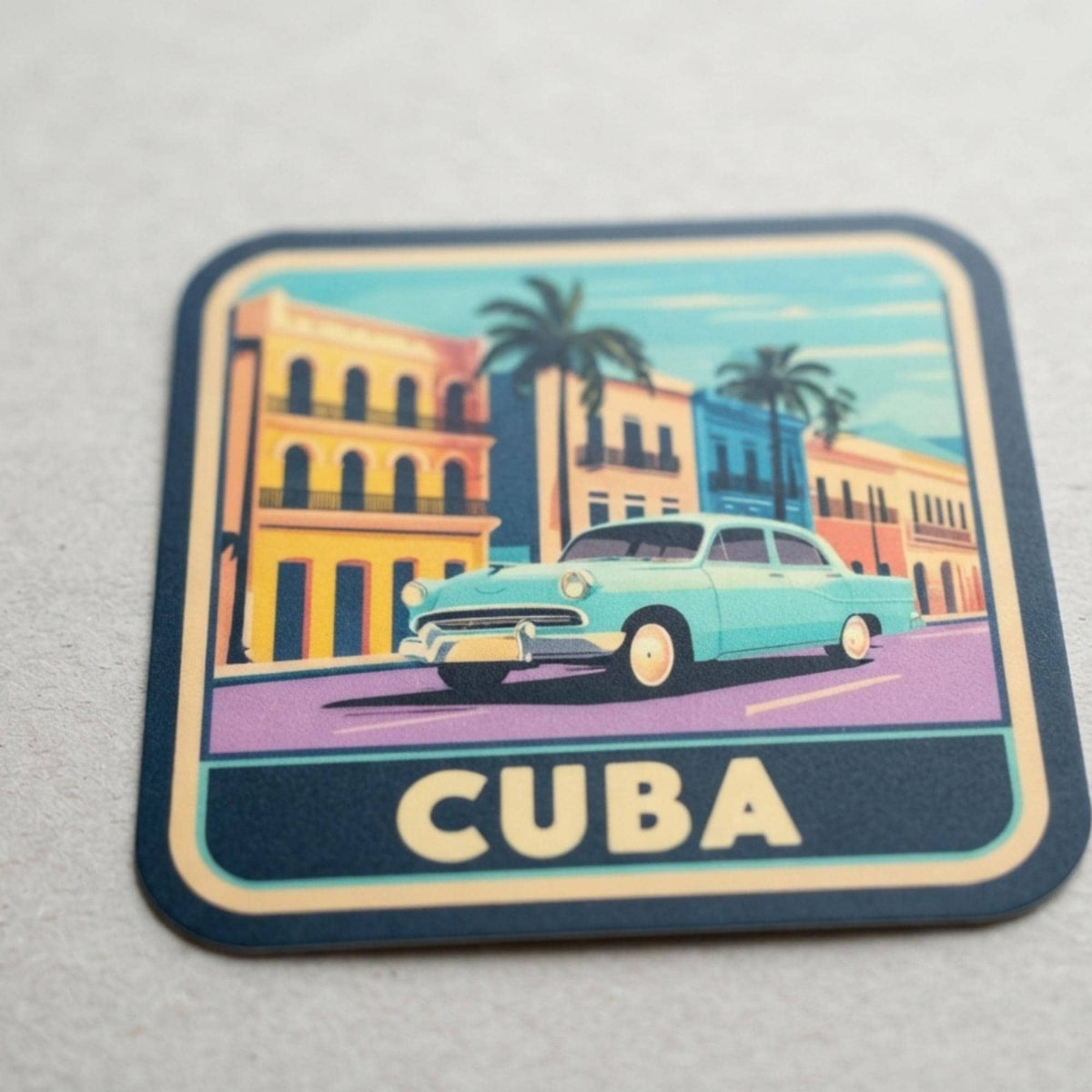 Cuba Travel Vinyl Sticker – Waterproof Souvenir Palm Tree Car Havana Stickers