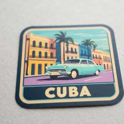 Cuba Travel Vinyl Sticker – Waterproof Souvenir Palm Tree Car Havana Stickers