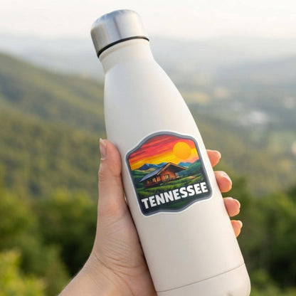 Tennessee Travel Sticker – Gatlinburg Waterproof Cabin Souvenir Vinyl Gift