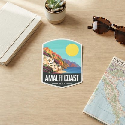 Amalfi Coast Travel Sticker – Waterproof Italy Souvenir Vinyl Gift