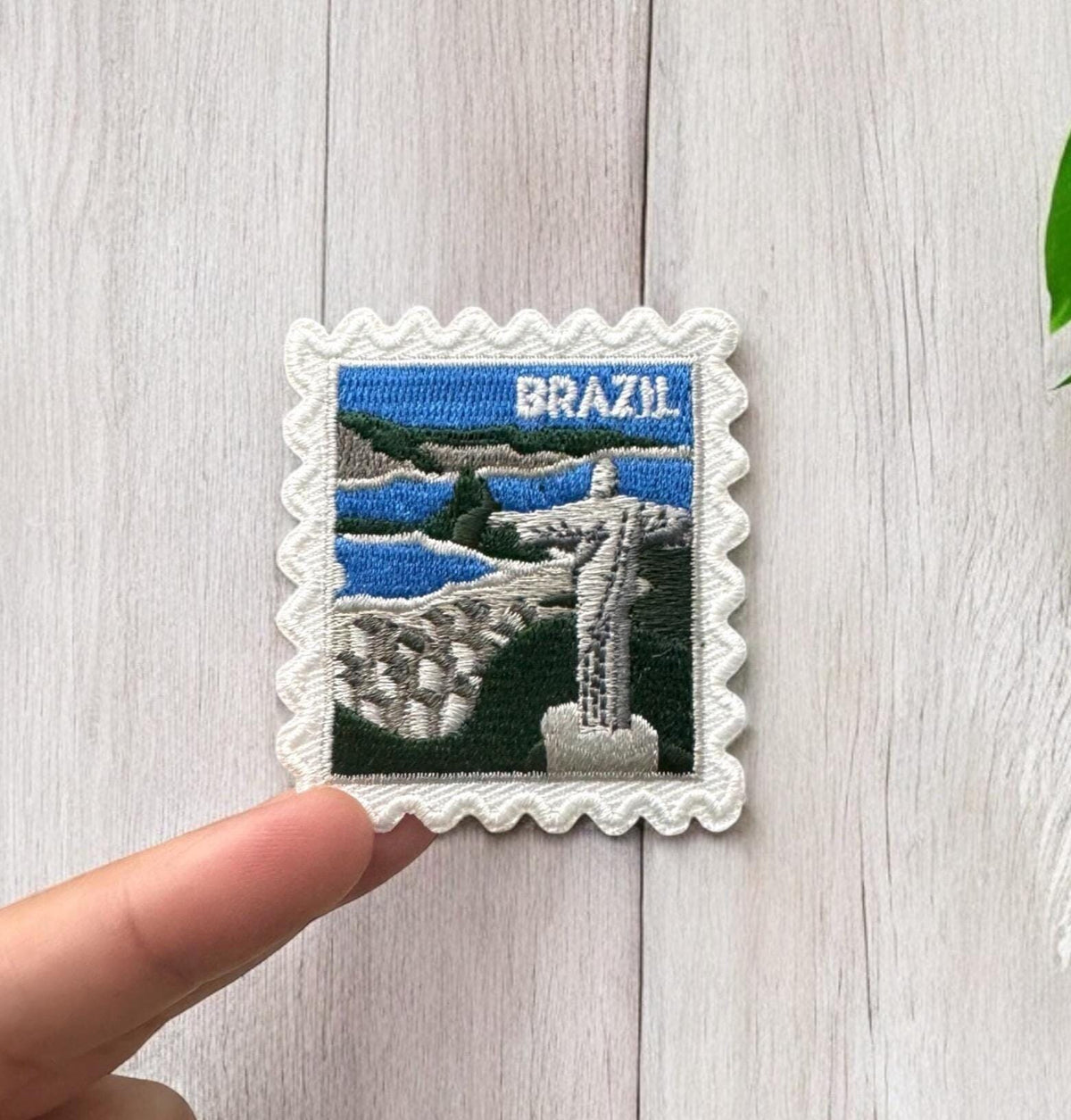 Brazil Travel Patch – Rio De Janeiro Passport Souvenir Patches 2 X 2
