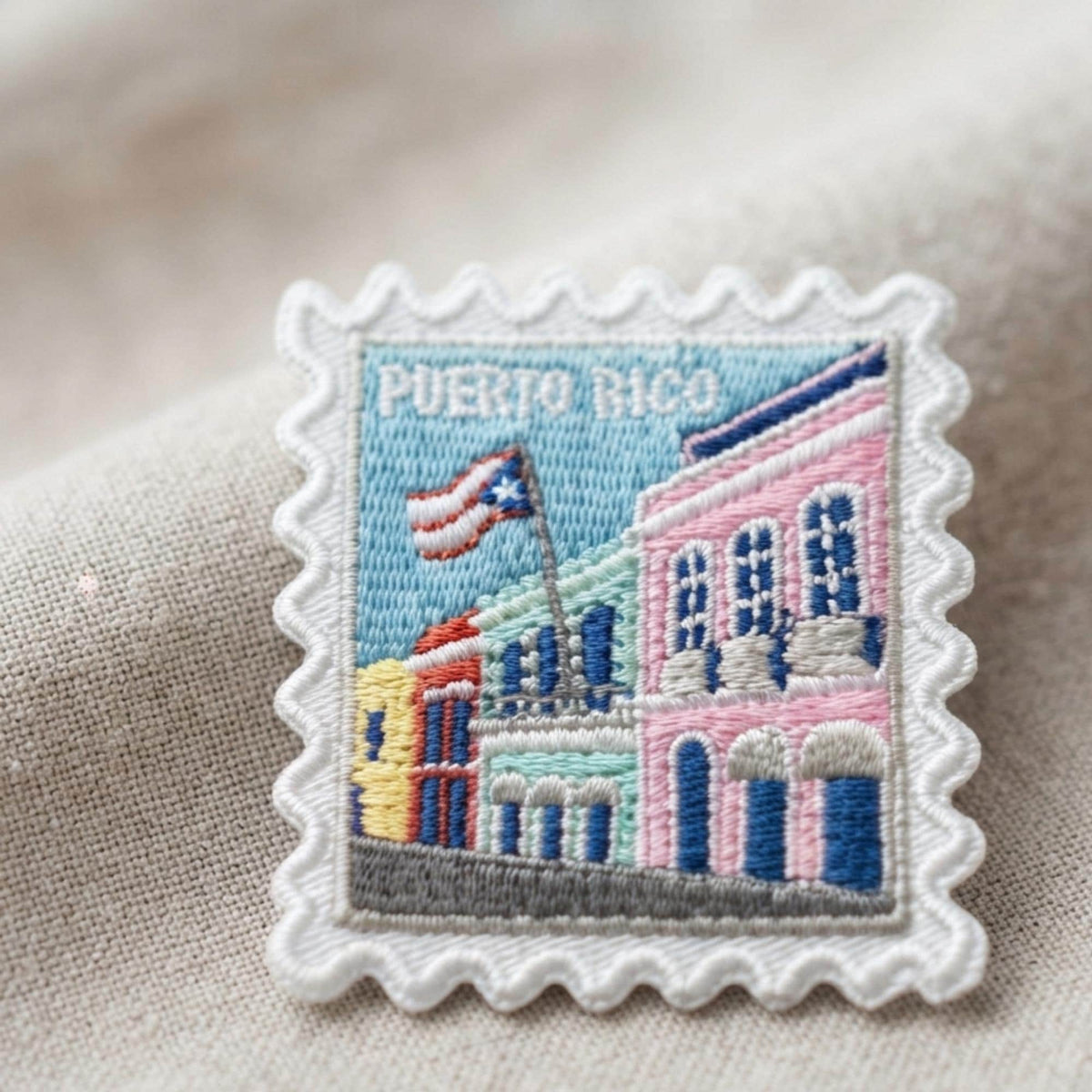 Puerto Rico Travel Patch – Iron On San Juan Souvenir 2 X 2 Applique Gift