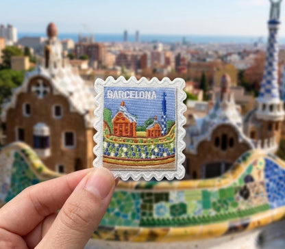 Travel Barcelona Patch – 2 X 2 Iron On Spain Europe Souvenir Appliques