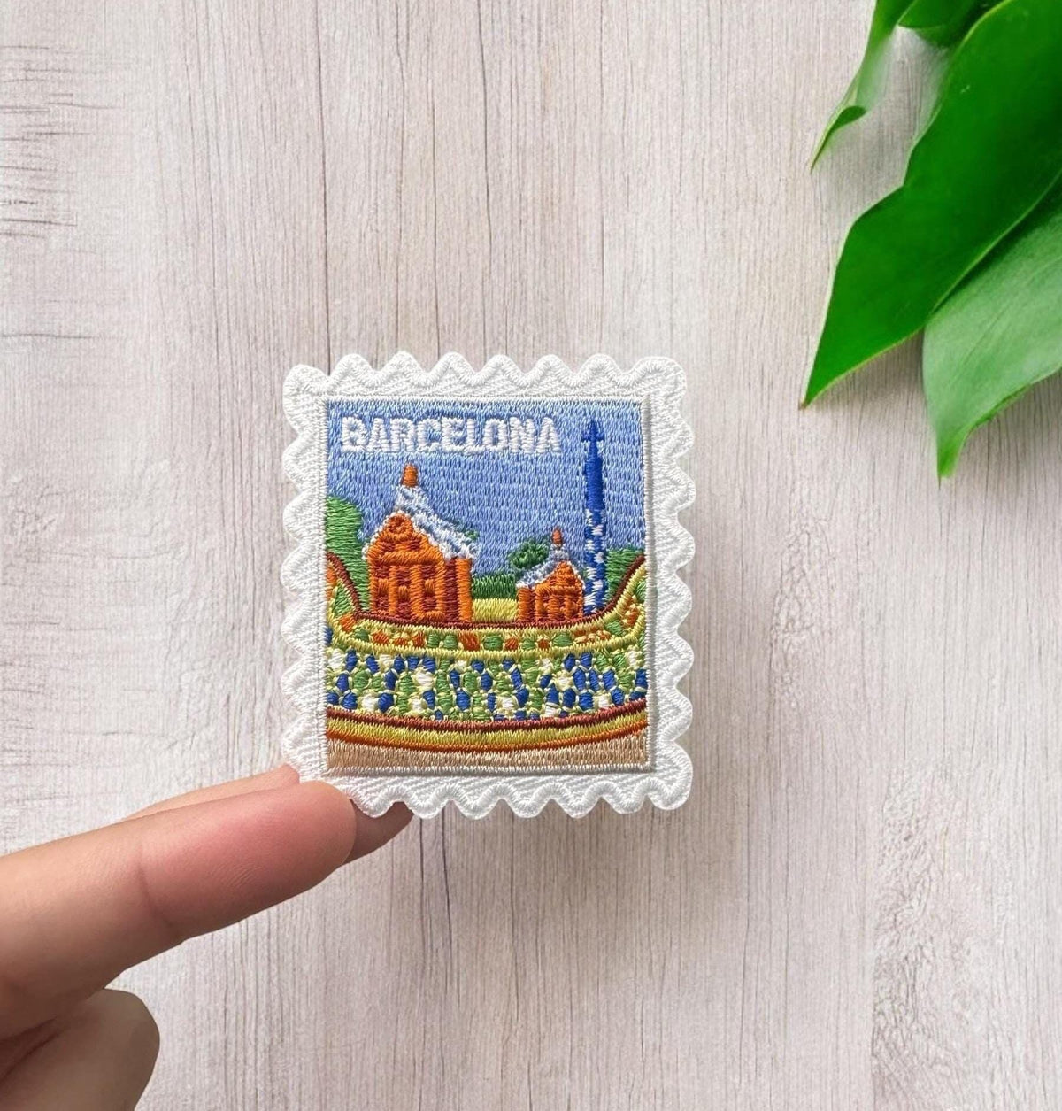 Travel Barcelona Patch – 2 X 2 Iron On Spain Europe Souvenir Appliques