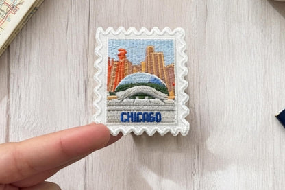 Chicago Iron On Patch – Windy City Travel Souvenir