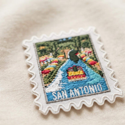 Travel San Antonio Patch – Riverwalk Iron On Texas Souvenir Pin Collector