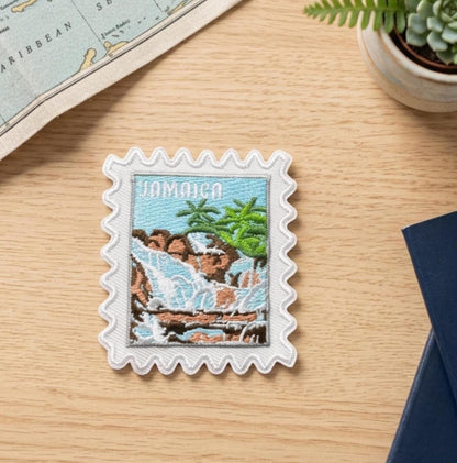 Jamaica Travel Patch – Stamps Iron On Wanderlust Souvenir Applique