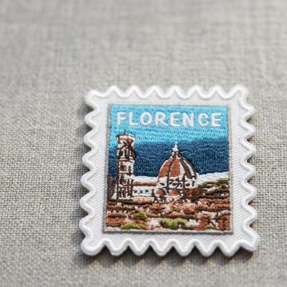 Florence Italy Patch –Travel 2 X 2 Iron On Europe Souvenir Pin Collector
