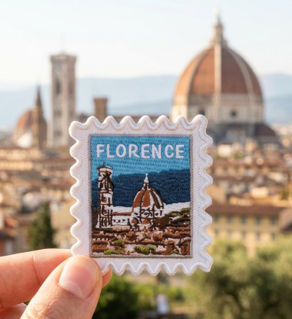 Florence Italy Patch –Travel 2 X 2 Iron On Europe Souvenir Pin Collector
