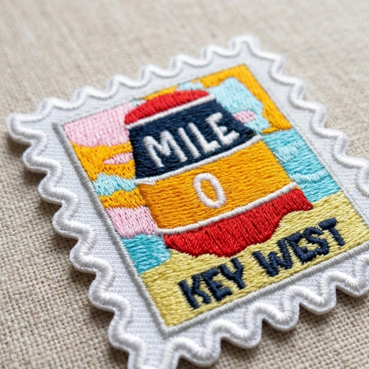 Key West Travel Patch – Florida Outdoor Iron On Souvenir Pin Collector Gift