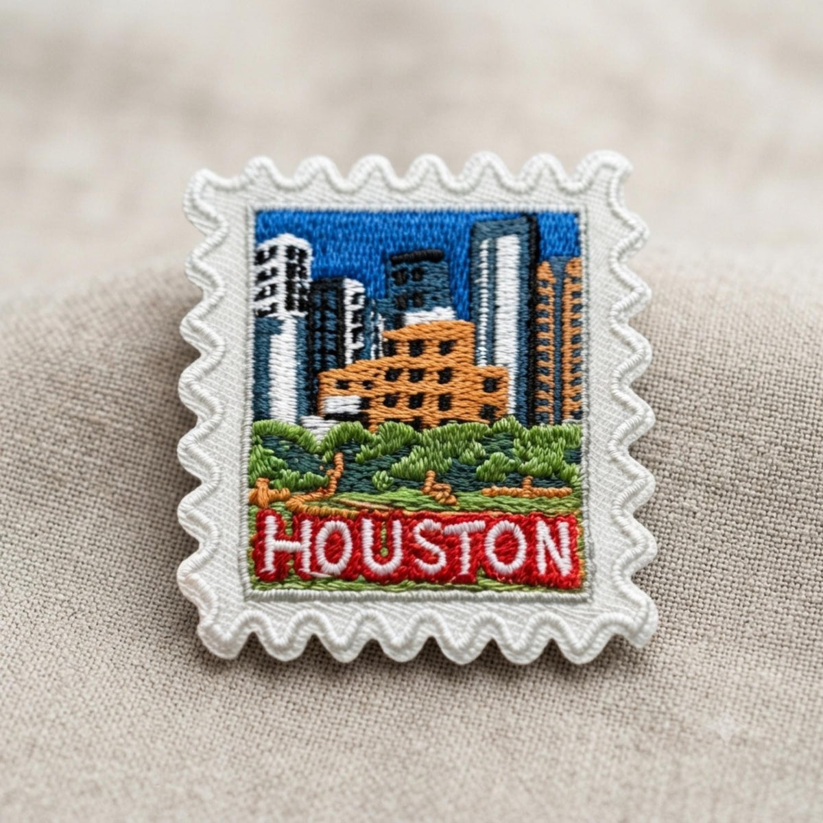 Houston Texas Patch – Travel 2 X 2 Iron On Souvenir Pin Collector For Travel Gift