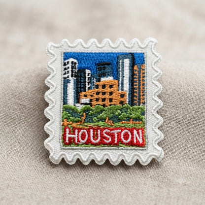 Houston Texas Patch – Travel 2 X 2 Iron On Souvenir Pin Collector For Travel Gift