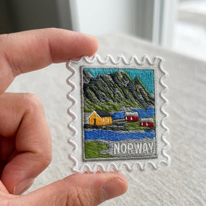 Travel Norway Patch – 2 X 2 Iron On Europe Souvenir Patch For Travel Accessories