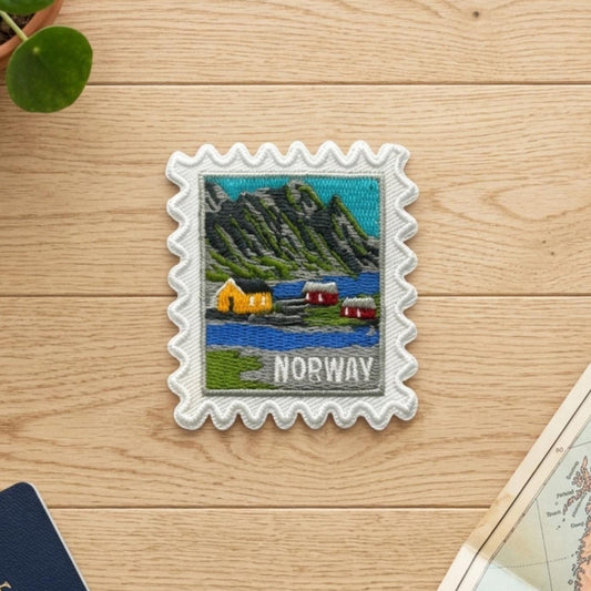 Travel Norway Patch – 2 X 2 Iron On Europe Souvenir Patch For Travel Accessories