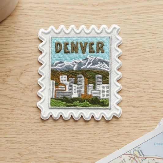 Denver Colorado Patch – Travel Iron On Souvenir Wanderlust Patches