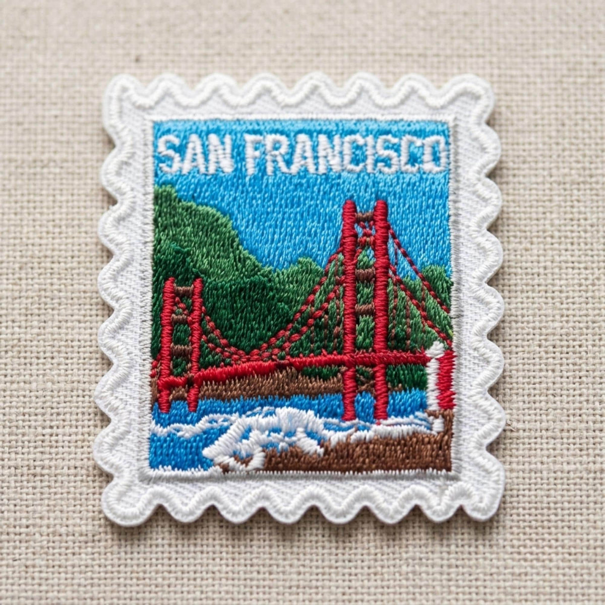 San Francisco Travel Patch – Golden Gate Iron On 2 X 2 Applique Gift