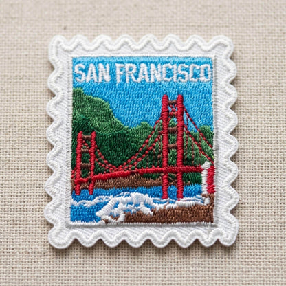 San Francisco Travel Patch – Golden Gate Iron On 2 X 2 Applique Gift