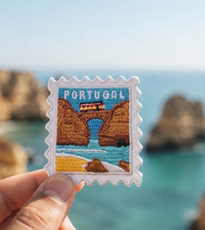 Portugal Travel Patch – Lisbon Beach Iron On Souvenir Pins Collector