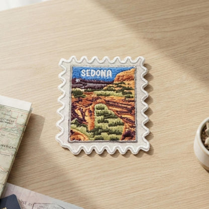 Sedona Arizona Patch – Travel Iron On Souvenir Pin Collector Travel Accessories
