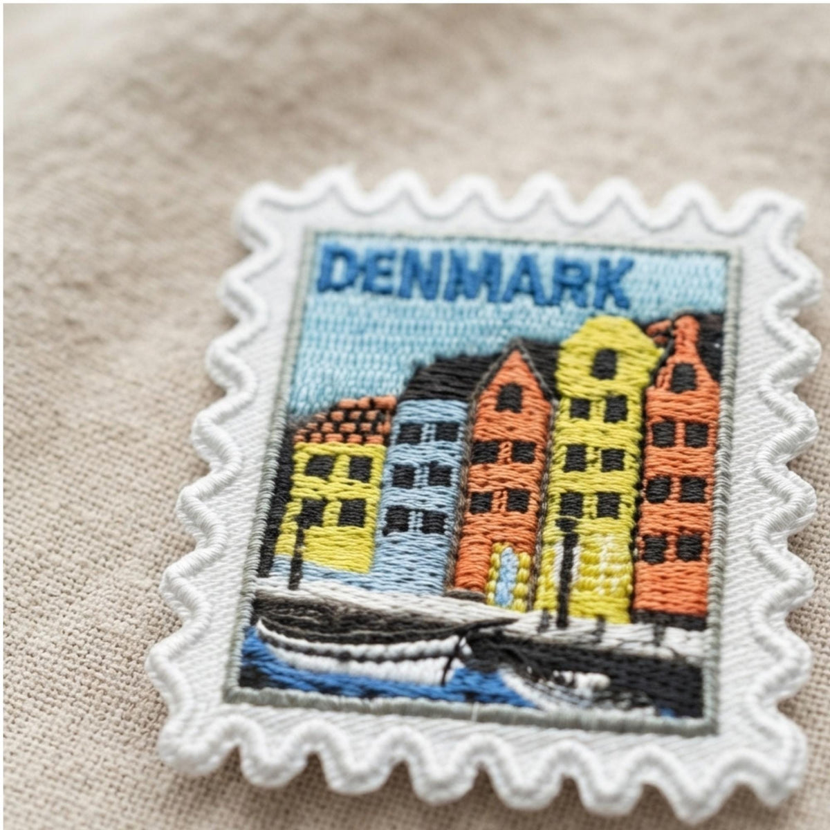 Denmark Europe Patch – 2 X 2 Travel Iron On Souvenir Patches For Travel Gift