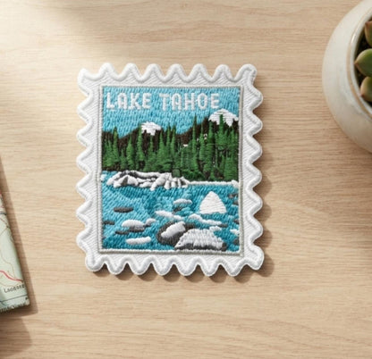 Lake Tahoe Travel Patch – City 2 X 2 Iron On Souvenir Nevada Collector Pin