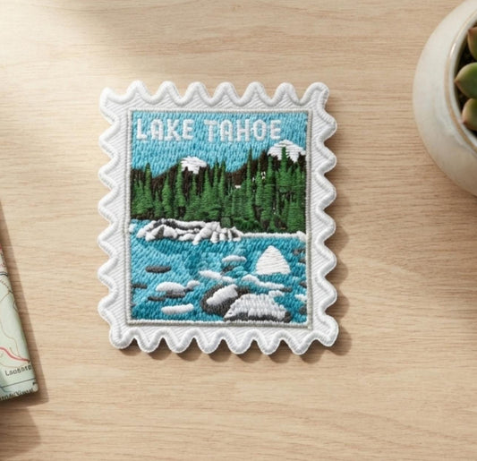 Lake Tahoe Travel Patch – City 2 X 2 Iron On Souvenir Nevada Collector Pin