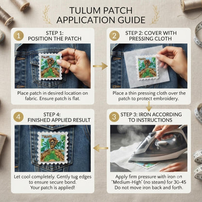 Tulum Travel Patch – 2 X 2 Iron On Mexico Souvenir Collector