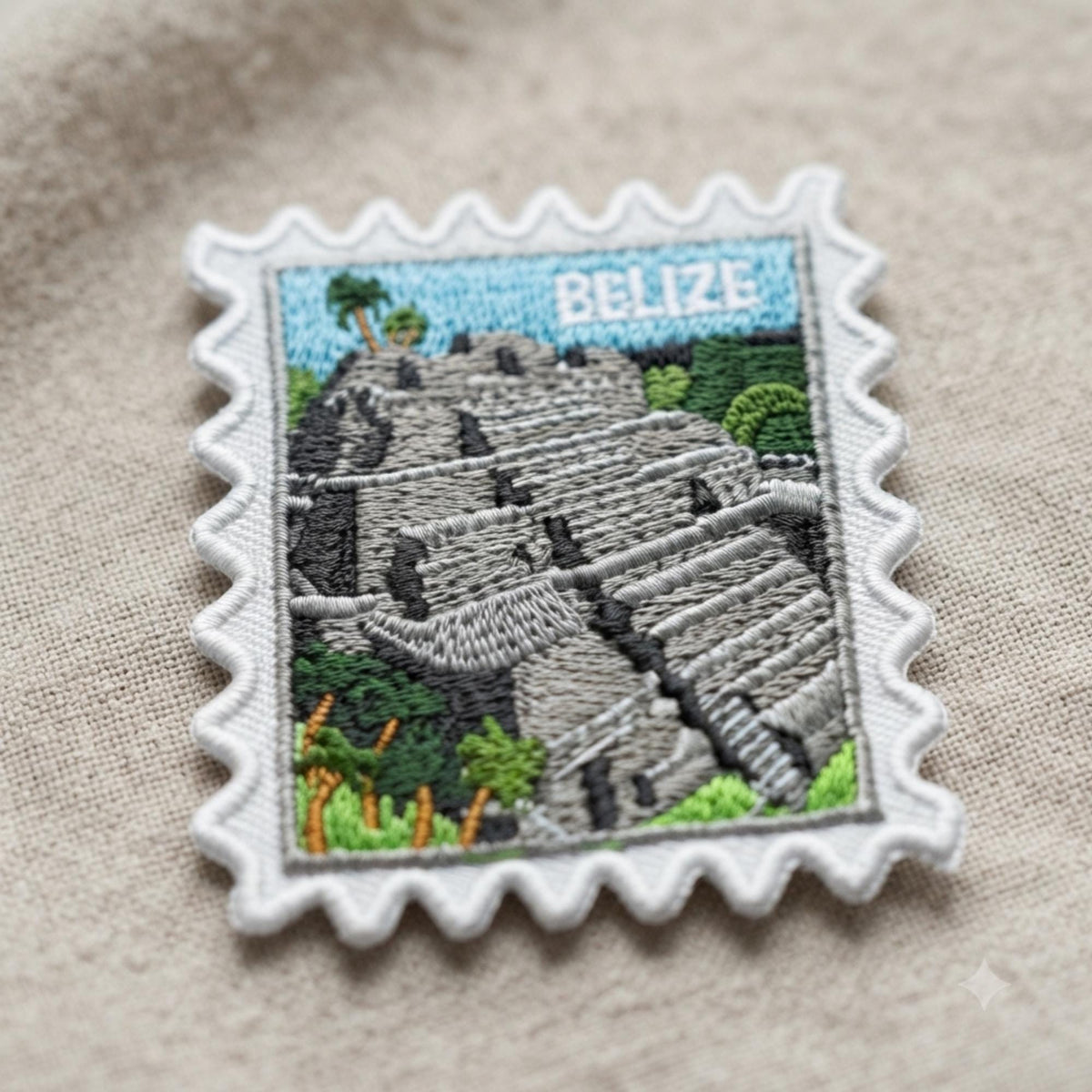 Belize Travel Patch – 2 X 2 Iron On Souvenir Pin Collector